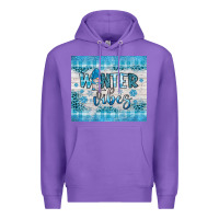 Purple winter vibes gnome Premium Hoodie - JahusDesignShop