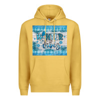 Antique Gold winter vibes gnome Premium Hoodie - JahusDesignShop