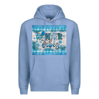 Colony Blue winter vibes gnome Premium Hoodie - JahusDesignShop