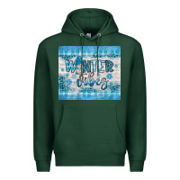 Sports Green winter vibes gnome Premium Hoodie - JahusDesignShop