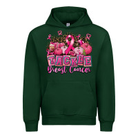 Forest Green tackle breast cancer with pumpkin Urban Hoodie - AdoDesignShop