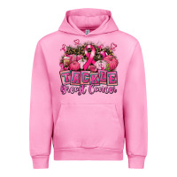 Fuchsia Pink tackle breast cancer with pumpkin Urban Hoodie - AdoDesignShop