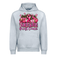 Heather Grey tackle breast cancer with pumpkin Urban Hoodie - AdoDesignShop