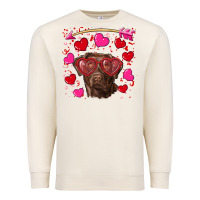 Valentine's Day  Labrador Retriever Premium Sweatshirt | Teevron