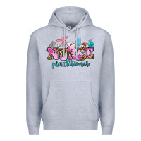 Heather Grey nurse practitioner Premium Hoodie - AdoDesignShop