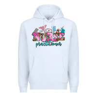 White nurse practitioner Premium Hoodie - AdoDesignShop