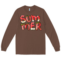 Chestnut summer watermelon and strawberry Long Sleeve Tee - BarkalooDesign