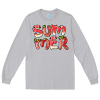 Moon Dust summer watermelon and strawberry Long Sleeve Tee - BarkalooDesign