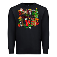 Black santa's favorite lvn Premium Sweatshirt - Zillion Design Studio