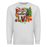 Dove Grey santa's favorite lvn Premium Sweatshirt - Zillion Design Studio