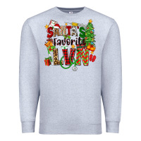 Heather Grey santa's favorite lvn Premium Sweatshirt - Zillion Design Studio