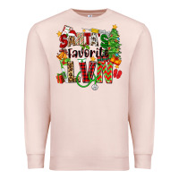 Pale Pink santa's favorite lvn Premium Sweatshirt - Zillion Design Studio