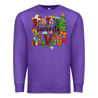 Purple santa's favorite lvn Premium Sweatshirt - Zillion Design Studio