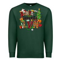 Sports Green santa's favorite lvn Premium Sweatshirt - Zillion Design Studio