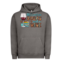 Pigment Tornado all i need are books and wine Urban Hoodie - JahusDesignShop
