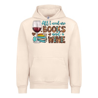 Sandshell all i need are books and wine Urban Hoodie - JahusDesignShop