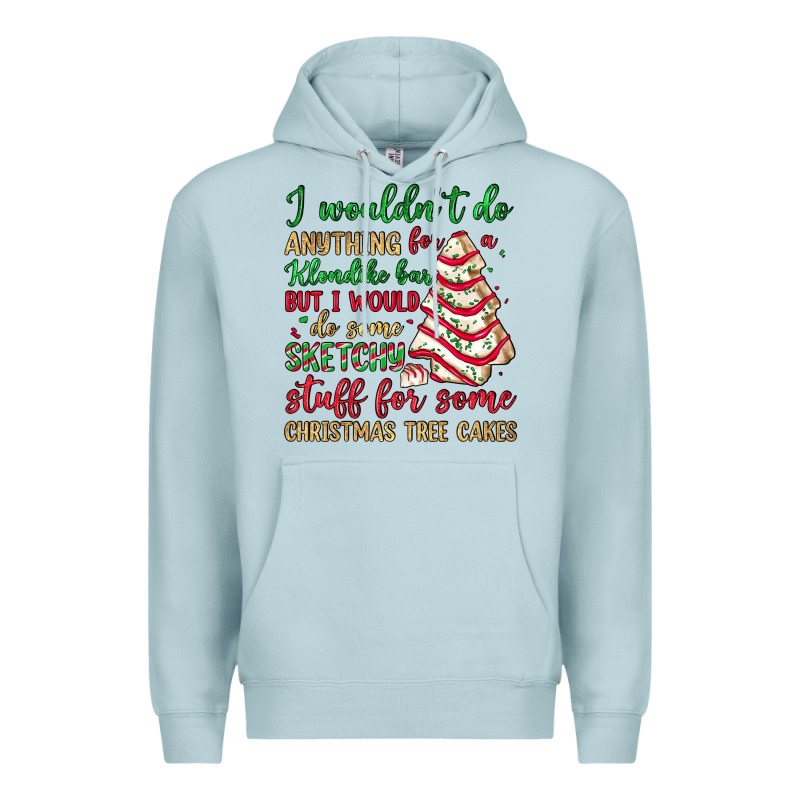 Sketchy Stuff For Some Christmas Tree Cakes Premium Hoodie by JahusDesignShop | Teevron