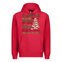 Cardinal sketchy stuff for some christmas tree cakes Premium Hoodie - JahusDesignShop
