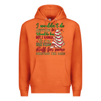 Carrot sketchy stuff for some christmas tree cakes Premium Hoodie - JahusDesignShop