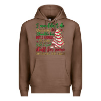 Chestnut sketchy stuff for some christmas tree cakes Premium Hoodie - JahusDesignShop