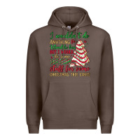 Coffee sketchy stuff for some christmas tree cakes Premium Hoodie - JahusDesignShop