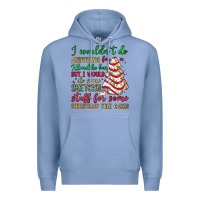 Colony Blue sketchy stuff for some christmas tree cakes Premium Hoodie - JahusDesignShop
