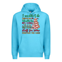 Ocean Blue sketchy stuff for some christmas tree cakes Premium Hoodie - JahusDesignShop