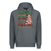 Rock sketchy stuff for some christmas tree cakes Premium Hoodie - JahusDesignShop