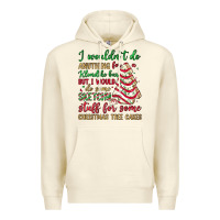Sandshell sketchy stuff for some christmas tree cakes Premium Hoodie - JahusDesignShop