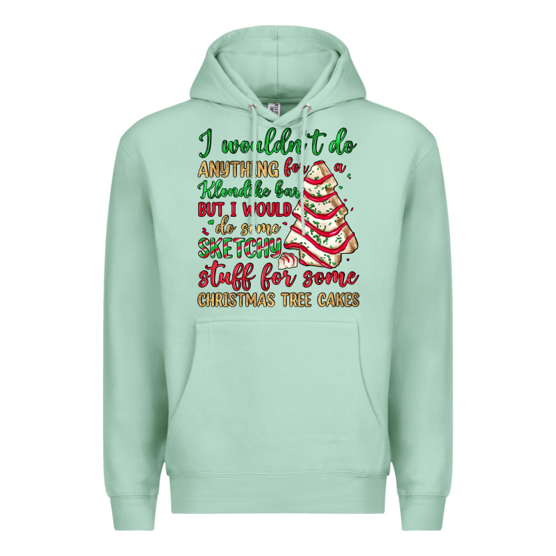 Sketchy Stuff For Some Christmas Tree Cakes Premium Hoodie by JahusDesignShop | Teevron