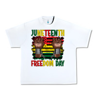 White juneteenth freedom day Urban Heavy Tee - Artiststas