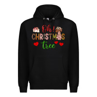 Black oh christmas tree Premium Hoodie - JahusDesignShop