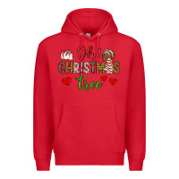 Red oh christmas tree Premium Hoodie - JahusDesignShop