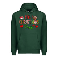 Sports Green oh christmas tree Premium Hoodie - JahusDesignShop