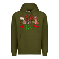 Army Green oh christmas tree Premium Hoodie - JahusDesignShop
