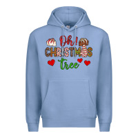 Colony Blue oh christmas tree Premium Hoodie - JahusDesignShop