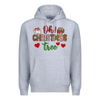 Heather Grey oh christmas tree Premium Hoodie - JahusDesignShop