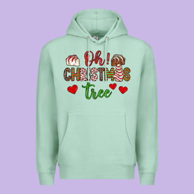 Oh Christmas Tree Premium Hoodie Designed By Jahusdesignshop