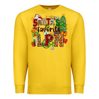 Lemon santa's favorite lpn Premium Sweatshirt - Zillion Design Studio