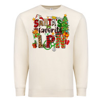 Sandshell santa's favorite lpn Premium Sweatshirt - Zillion Design Studio