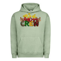 Pigment Oil Green christmas crew Urban Hoodie - AdoDesignShop