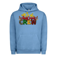 Pigment Pebble Blue christmas crew Urban Hoodie - AdoDesignShop