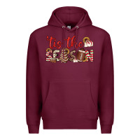 Burgundy tis the season american football little debbie tree cakes Premium Hoodie - JahusDesignShop
