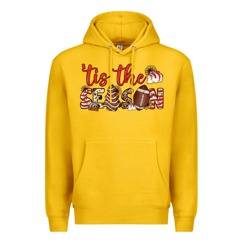 Tis The Season American Football Little Debbie Tree Cakes Premium Hoodie by JahusDesignShop | Teevron