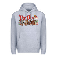 Heather Grey tis the season american football little debbie tree cakes Premium Hoodie - JahusDesignShop