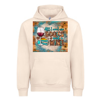 Sandshell all i need are books and wine Urban Hoodie - JahusDesignShop
