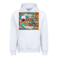 White all i need are books and wine Urban Hoodie - JahusDesignShop