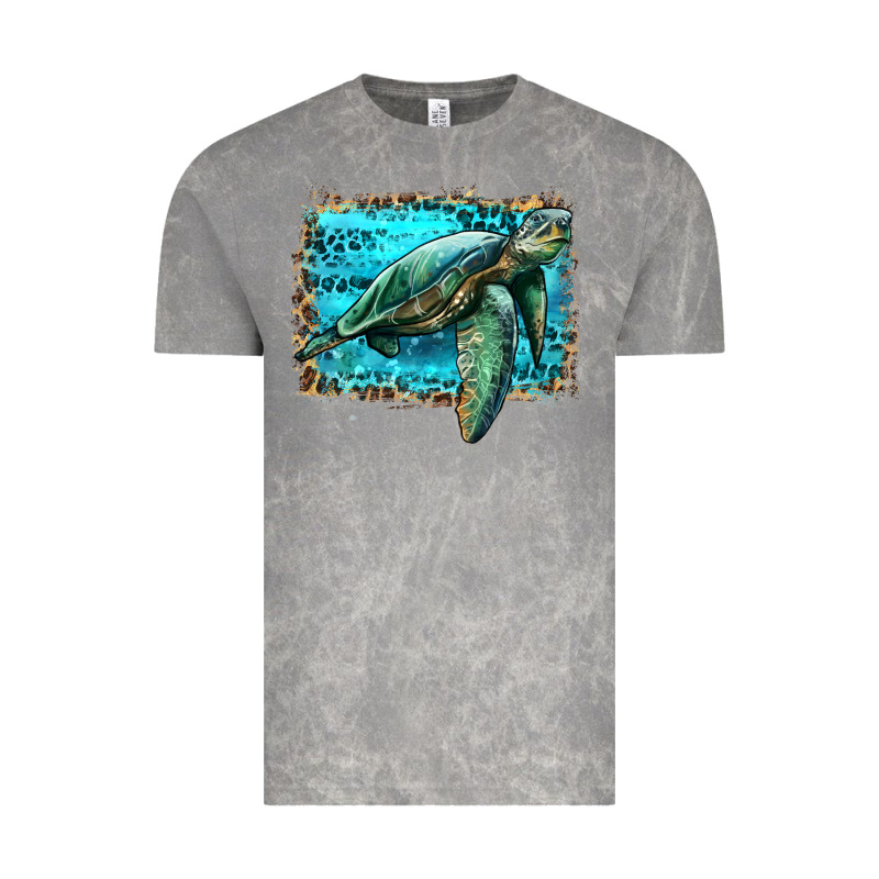 Sea Turtle With Background Vintage Tee by Artiststas | Teevron