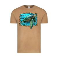 Vintage Camel sea turtle with background Vintage Tee - Artiststas