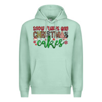 Seafoam Snowflakes and Christmas cakes Premium Hoodie - JahusDesignShop